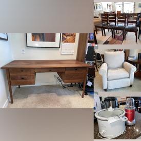 MaxSold Auction: This online auction features a humidifier, binoculars and cooler. Also includes dining chairs, side tables, recliner and wall art. Includes kitchen appliances such as coffee maker, crock pot, nutria bullet and much more!