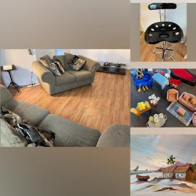 MaxSold Auction: This online auction features books, paintings, teaching supplies, comic books, furniture such as chairs, sleeper sofa, tables and much more!