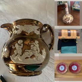 MaxSold Auction: This online auction features Cranberry Glass, Servingware, Board Games, Studio Pottery, Guitars, Trailer Hitches, Sports Equipment, Yarn, Dollhouse, Antique Toy, Vintage Tools and much more!