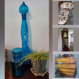 MaxSold Auction: This online auction features a hall tree, cabinets, roll top desk, high boy chest, art glass figurines, glass figurines, Judaica goblets, kitchen appliances such as toaster oven, cutlery sharpener, soda stream, sandwich machine, fax machine, wall sconces, cleaning supplies and much more!