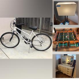 MaxSold Auction: This online auction features a roll top desk, dresser, night stand, China vanity set, piano, martini glasses, costume jewelry, yard maintenance items, gardening tools and much more!