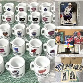 MaxSold Auction: This online auction features Hockey, Baseball, Football cards, mainly from the 70s, 80s and 90s, as well as collectible hockey photos from the 40s and 50s.