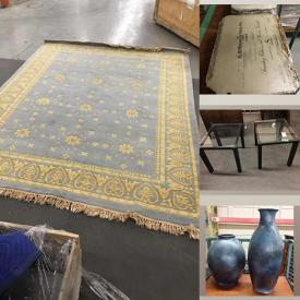 MaxSold Auction: This auction features items like tools, dresser, vases, mirror, desk, cabinet and hutch, side tables, rugs, bookcase, lithograph stones and much more!