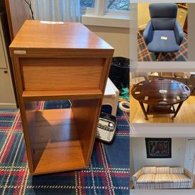 MaxSold Auction: This online auction features Filing Cabinet, Rolling Side Table, Rolling Office Chair, Dinner Serving Cart, Coffee Tables, Art, Glassware, Vases, Candles, Décor, Mugs, Placemats, Pots, Pans, Cooking, Baking Pans, Rubbermaid, Salad Spinner, Bowls and much more!