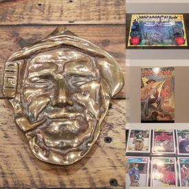 MaxSold Auction: This online auction features vintage folk art, sports cards, DVDs, CDs, LPs, puzzles, comics, figurines, vintage pins, books, Coca Cola collectibles, sewing thimbles, Christmas decor, Star Trek and much more!