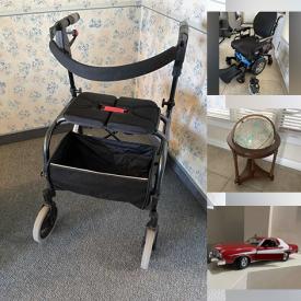 MaxSold Auction: This online auction features home health aids, Corelle dishes, chaise lounger, statue, La-Z-Boy recliner, wooden table, electronics, wall decor and much more!