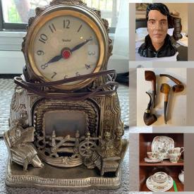 MaxSold Auction: This online auction features furniture such as dressers, headboard, and end tables, home décor such as clock, ceramics by Royal Doulton, Wedgwood, and Staffordshire, and framed wall art, toys such as Lego and electric race cars, and much more!