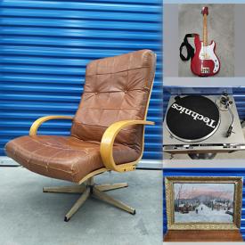 MaxSold Auction: This online auction features MCM Leather Lounger, Electric Bass Guitar, Sunglasses, Teak Lounger and much more!