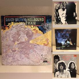 MaxSold Auction: This online auction features vinyl records from artists such as Aretha Franklin, Vanilla Fudge, Jethro Tull, The Beatles, Savoy Brown, Bob Dylan, Steppenwolf, Elton John, Traffic, Bruce Springsteen, Monty Python, Dr. Seuss, The Doors, and much more!