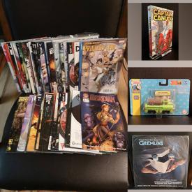 MaxSold Auction: This online auction features comics, DVDs, graphic novels, vintage sealed VHS, hardcover books, new toys, Blu Ray movies, new audiobooks, hand puppets, vintage books & toys and much more!