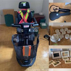 MaxSold Auction: This online auction features NIB Printer, Power & Hand Tools, Airplane Models, Gemstone Books, Vintage Books, Laptop, Office Supplies, Electric Scooters, Guitar, Loose Gemstones, Archeological Artifacts, Microscope, Jeweler Tools, Coins and much more!