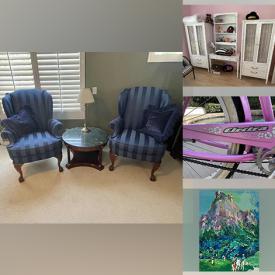 MaxSold Auction: This online auction features Thomasville bedroom furniture, secretary desk, Leroy Neiman artwork, Coca-Cola collectibles, electronic keyboard, women&#39;s clothing, shoes & outerwear and much more!
