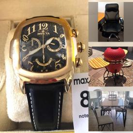 MaxSold Auction: This online auction features wooden cabinets, barstools, dresser, armoire, media cabinet, dinnerware, canvas wall art, humidifier, office supplies, cuttlebug, yard blower and much more!