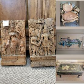 MaxSold Auction: This online auction features artwork, crystalware, kitchenware, Christmas decors, armoire, wood art, end tables, vases, trinket boxes, jewelry boxes, vintage hair, frames, gift boxes, clothing, and mirror, electronics, table lamp and much more!