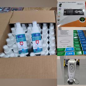 MaxSold Auction: This online auction features antibacterial hand gel, stage lighting, automotive electronics, beauty products and much more!