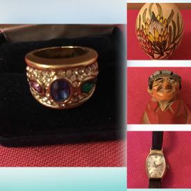 MaxSold Auction: This online auction features Mexican silver, sterling silver jewelry, sports trading cards, Indigenous carving, watches, vintage jewelry, art glass, Tom Hannah carving, vinyl records, vintage book, framed wall art, metal sign, wood carvings, air compressor, yard tools and much more!