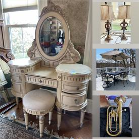 MaxSold Auction: This online auction features a wingback chair, dresser with mirror, jewelry chest, holiday village, Xbox 360, Yankee candles, power washer, yard tools and much more.