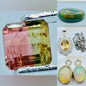 MaxSold Auction: This online auction features 925 silver jewelry, tourmaline, aquamarine, tanzanite, opals and more!