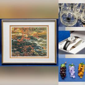 MaxSold Auction: This online auction features Murano art glass, crystal ware, silver plate, Royal Doulton, fine china, Indigenous art, lamps, framed wall art and much more!