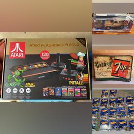 MaxSold Auction: This online auction features antique Tonka truck, antique sign, trading cards, Hot Wheel, Atari Flashback, diecast cars and much more!