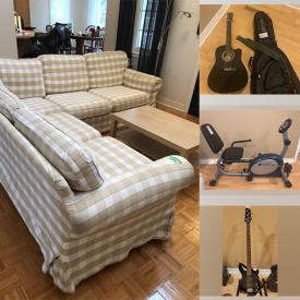 MaxSold Auction: This online auction features furniture such as dressers, bookcase, tables, cabinet, chair and more, lamps, vases, kitchenware, rugs, bike, accessories, TV, bathroom items, books, electronics and much more!