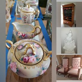 MaxSold Auction: This online auction features a coffee table, nightstand, dresser, Grandfather’s clock, Royal Doulton, teapots, Asian decor, exercise equipment, kitchen appliances such as dessert maker, Nutri bullet and much more!