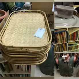 MaxSold Auction: This online auction features vintage books, office supplies, portable lamps, bookcases, men&#39;s clothing, desktop computer, skis, golf clubs, gumball machines, Ron Rezek ceiling fans and much more!