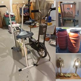 MaxSold Auction: This online auction features furniture such as a recliner, dresser, bed, chairs, demilune table, loveseat, bistro set and more, outdoor tools, sports items, Mastercraft table saw, Norman Rockwell plates, books, sewing accessories. coins, jewelry, decor and much more!