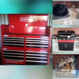MaxSold Auction: This online auction features NIB cat tree, small kitchen appliances, art supplies, yarn, Indigenous carvings, art pottery, garden tools, BBQ grill, power tools, rolling tool boxes, air tools, Tom Thomson prints, scaffolding and much more!