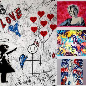 MaxSold Auction: This online auction features a collection Tedy Zet Street Art and much more!