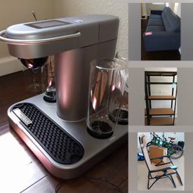 MaxSold Auction: This online auction features Hammock, Patio End Tables, Storage Bin, Sports Equipment, Metal Shelf, Christmas Tree, Bike, Lounge Chairs, Toshiba Smart TV, Drawers, Saris Bike Rack, Shark Vacuum, Night Stands, King Bed and much more!