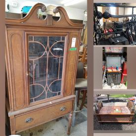 MaxSold Auction: This online auction features furniture such as chairs, tables, sectional sofa, cabinets, bedside table, wicker furniture, cabinets and more, lamps, doors, kitchenware, sports equipment, small kitchen appliances, Rockwool and much more!