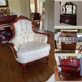MaxSold Auction: This online auction features a China cabinet, patio table and chairs, sideboard, Bombay cups, piano, Xbox 360, pool table, drum set, kids 4 wheeler and bikes, exercise equipment, hardware items and so much more!!!