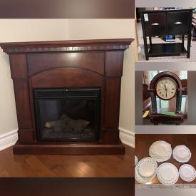 MaxSold Auction: This online auction features: Fireplace Screen, Pool Air Mattress, Cooler, Crystal, Barometer, Crystal Whisky Glasses, Ceiling Fan, Brass Lamp Pair, Salton Hotray, Polk Audio Speaker Towers and much more!