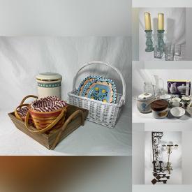 MaxSold Auction: This online auction features items such as dolls, Picture Frames, Baskets, Canister, Floral Wall Art, Music Box, Frame, Candle Holders,  Vases, Vintage Potty Chair, Coffee Mugs, Pitchers, Plates, Canisters, Vintage Speakers and much more!