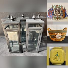 MaxSold Auction: This online auction features children’s books, Ashton Drake dolls, men’s & women’s clothing, barware, child’s tap shoes, side tables, toys, Longaberger baskets, costume jewelry, vintage cookie jar, apothecary jars, framed wall art, Robert Kline artwork and much more!