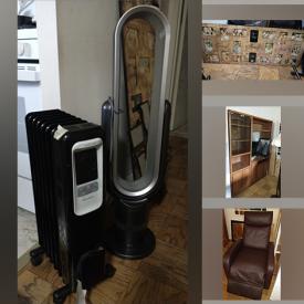 MaxSold Auction: This online auction features grill roasting, glassware, mugs, dresser, tiles, fans, weights, photo frame, tables, chairs, vases, home decors, bookcase, TV, mirror, entertainment center, recliner, keyboard, freezer and much more!