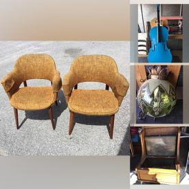 MaxSold Auction: This online auction features midcentury chairs, wall art, vintage LPs, area rugs, kiln, TrailBlazer camp stove, vintage jewelry, jerseys, vintage comics, vintage Wade figures, accessories and much more!