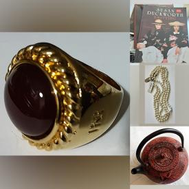 MaxSold Auction: This online auction features silver coin, costume jewelry, silk scarves, heater, painting acrylic on canvas, Art by Ron Giii work on paper, cooking grill and much more!