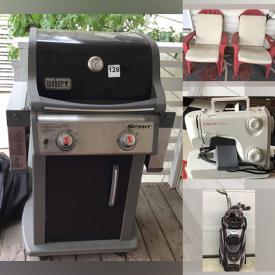 MaxSold Auction: This online auction features bbq grill, patio furniture, area rug, toys, DVDs, sewing machine, fishing gear, golf clubs, bike, children&#39;s books & puzzles and much more!