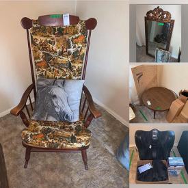 MaxSold Auction: This online auction features ladder, tools, kitchen items, kitchen electric appliances, dishes, cleaning tools, cookbooks, electronics, weights, exercising equipment, office supplies, games, clothing, wicker chest, home decors, lamp, massager, pet supplies, gardening tools and items and much more!