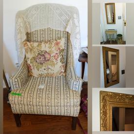 MaxSold Auction: This online auction features Lladro figurine, wingback chair, art glass, Royal Doulton figurines, ephemera, costume jewelry, TVs, bar cabinet, dressers, table lamps, refrigerator, washer, dryer, small kitchen appliances, antique armoire, yard tools and much more!