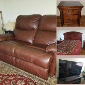 MaxSold Auction: This online auction features couches, queen bed, dressers, work desk, TVs, bbq grill and more!