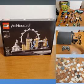 MaxSold Auction: This online auction features Science Fiction books, NIB toys & Lego kits, video game systems & games, Star Wars collectibles, action figures, coins and much more!