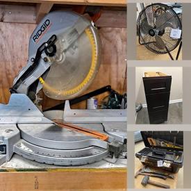 MaxSold Auction: This online auction features cabinet-grade plywood, NIB base cabinets, power tools, yard tools, flooring, pressure washers and much more!