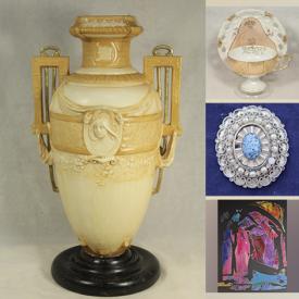 MaxSold Auction: This online auction features Limoges, Royal Doulton, sterling silver, art glass, fine china, serving ware, antique jewelry, porcelain, pottery, framed wall art and much more!