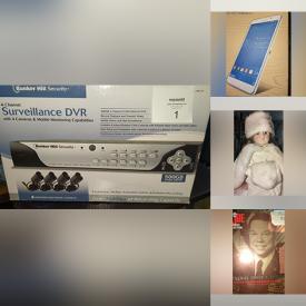 MaxSold Auction: This online auction features items like an exercise bicycle, Christmas decorations, dolls, toys, electronics, dryer, weedeater, home decors, DVDs, books, a security camera and much more!