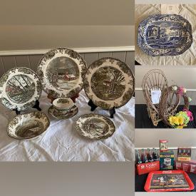 MaxSold Auction: This online auction features collectibles such as Coca-Cola, silver plate, Spode,\\nkitchenware, signed paintings, linens, writing desk and much more!