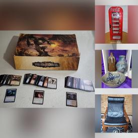 MaxSold Auction: This online auction features jewelry, oak dresser, 3D printer, art pottery, Magic cards, home electronics, Melody In Motion figurines, children’s books, video games, comics, action figures, hand tools, men’s jackets, amp, dressers, toys, sewing machine, vacuum and much more!