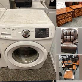 MaxSold Auction: This online auction features dryers, kitchen electric appliances, washing machines, refrigerators, tables, nightstands, headboards, end tables, vacuums, Christmas ornaments, lamps, toys, plasticware, kitchen items, dishes, office chairs, recliner, file cabinet, locker and much more!